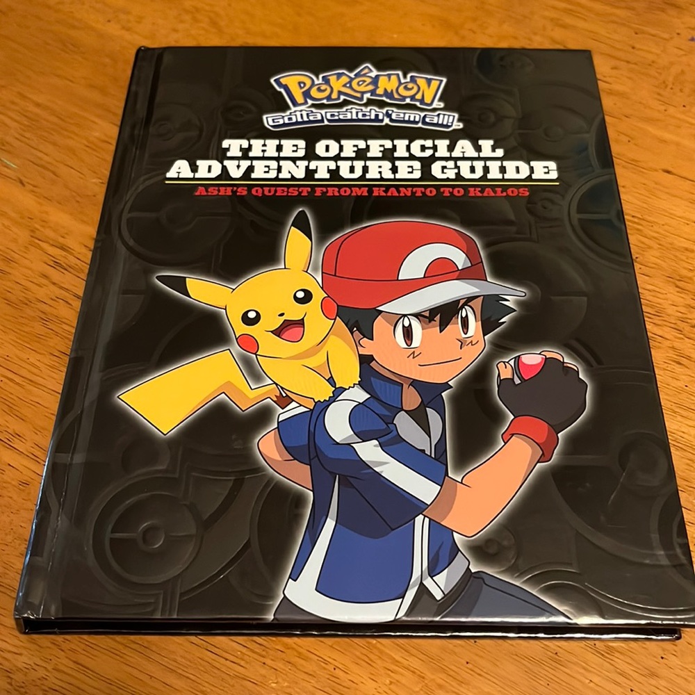 The Official Adventure Guide Ash’s Quest from Kanto to Kalos Pokemon Hardcover